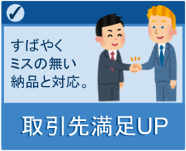 取引先満足向上のイメージ